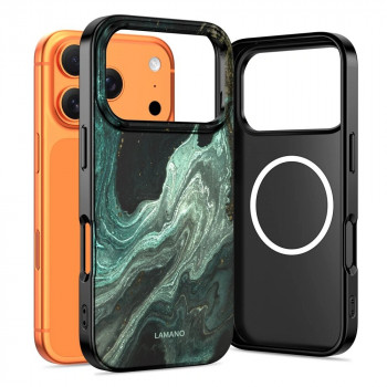 Tech-Protect Lamano MagSafe-hoesje voor Apple iPhone 17 Pro Max, Verde Aura