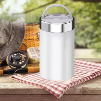 Maestro MR-1649-75-WHITE voedselthermos (lunchthermos), 750 ml, wit