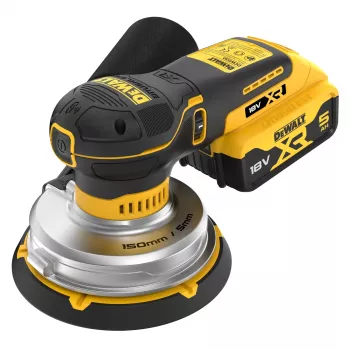 DeWalt DCW230P2-QW 150 mm draadloze excenterschuurmachine