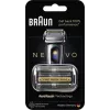 Braun NEVO-S vervangend scheerhoofd combipack, zilver, 921824