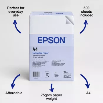 Epson helderwit printpapier, A4 (210 x 297 mm), 75 g/m2