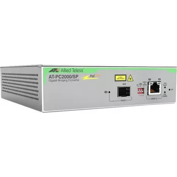 Allied Telesis AT-PC2000/SP-960 Gigabit-mediaconverter, 10/100/1000Base-T naar SFP (mini-GBIC)