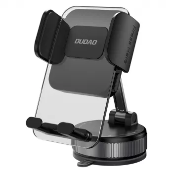 Dudao F24PLUS Autotelefoonhouder met zuignap voor dashboard, zwart