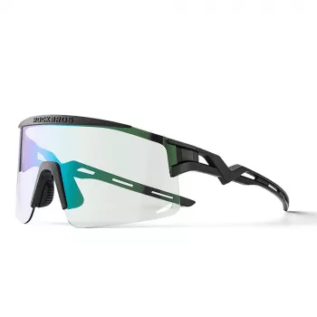 Rockbros fotochromische wielrenbril met UV-bescherming en correctie-inzet, zwart