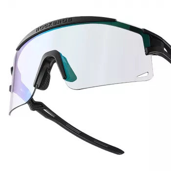 Rockbros fotochromische wielrenbril met UV-bescherming en correctie-inzet, zwart