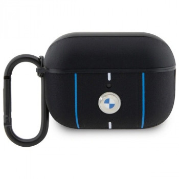 BMW BMAP222RVSK Color Lines-hoesje voor Apple AirPods Pro 2 (2022/2023), zwart