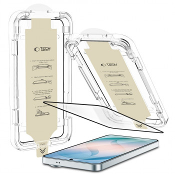 Tech-Protect Quick Set AR+ anti-reflecterend glas voor Samsung Galaxy S26, zwart