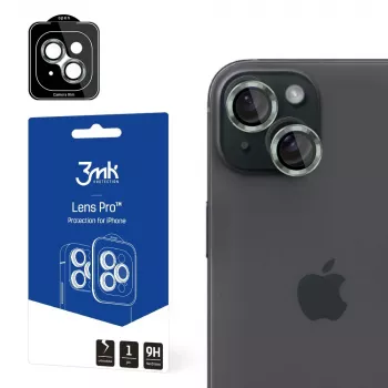3MK Lens Protection Pro cameralensglas Apple iPhone 15 Plus, alpine green