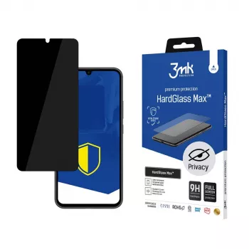 3MK HardGlass Max Privacy gehard glazen privacy-schermbeschermer voor Samsung Galaxy A34 5G, zwart