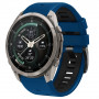 Tech-Protect Iconband Pro THP6047 horlogeband voor Garmin Fenix 5X / 5X Plus / 6X / 6X Pro / 7X / 8 / 8 Pro / 9 / 9 Pro (47 mm), marineblauw / zwart