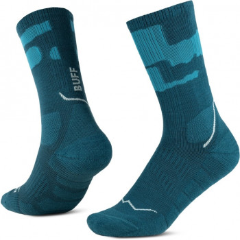 Buff Merino MW Crew Sokken MWC2, Teal, L