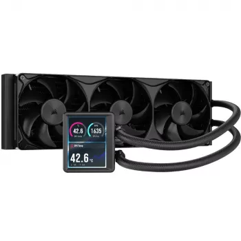 Corsair NAUTILUS II 360 RS LCD vloeistof CPU-koeler CW-9061053-WW, 360 mm radiateur