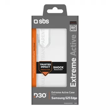 SBS D3O-hoesje voor Samsung Galaxy S25 Edge, transparant