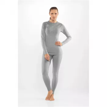Viking Altis Lady Set dames merino baselayer set, grijs, L