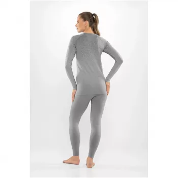 Viking Altis Lady Set dames merino baselayer set, grijs, L