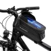 Wozinsky WBB28BK fietsframetas met telefoonhoesje, 1,7 L, zwart