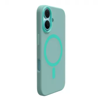 Puro Daylight MagSafe siliconenhoesje voor iPhone 16, groen