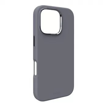Puro Icon Mag Pro MagSafe-siliconehoesje voor iPhone 16 Pro Max, donkergrijs