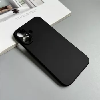 Hurtel Soft Case voor iPhone 16 Plus, zwart