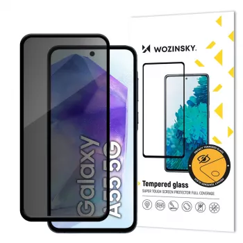 Wozinsky Privacy Glass gehard glas voor Samsung Galaxy S25+ met anti-spyfilter