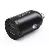 Orico MiniRing MR-30-2C 30W 2x USB-C autolader, zwart