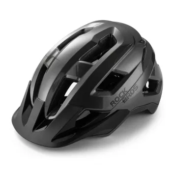 Rockbros LK-67 jeugdfietshelm met afneembaar vizier 54–58 cm, grijs