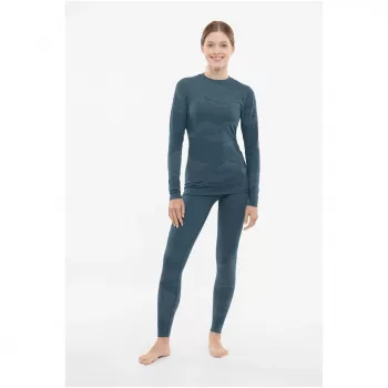 Viking Gasher Lady Set Merino damesondergoed, turquoise, L