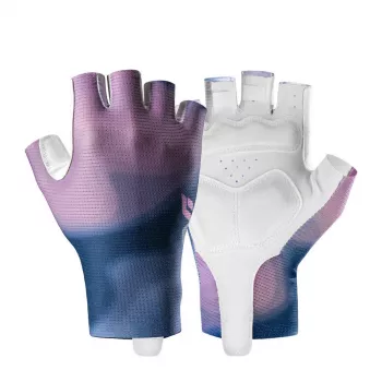Rockbros S389 dames korte vinger wielerhandschoenen met schokdemping, maat L, paars