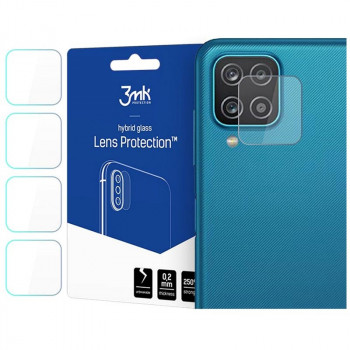3MK Lens Protection hybride glas cameralensbeschermer voor Samsung Galaxy A12 (4 stuks)