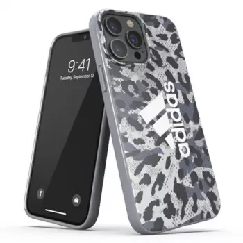 Adidas OR SnapCase Leopard-hoesje voor Apple iPhone 13 Pro Max, grijs