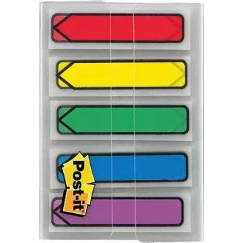3M 684-ARR1 zelfklevende indexvlaggetjes, 12 mm x 4,3 cm, meerkleurig (100 stuks)