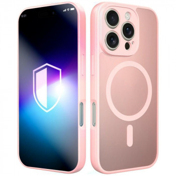 3MK Misty MagCase magnetische hoes voor Apple iPhone 16 Pro, roze