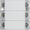Gira drukknopsensor 3 Comfort 513300, 3-voudig, KNX, System 55