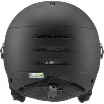 UVEX Wanted Visor skibrilhelm, 58-61 cm (L), zwart