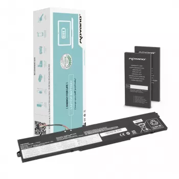 Mitsu accu L17M3PB1 voor Lenovo IdeaPad 330-15ICH 17ICH, 4000 mAh (45 Wh)