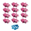 LogiLink FA02LC8 Glasvezeladapter LC Duplex, 12 stuks, met flens, violet