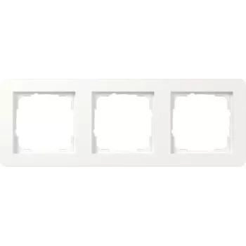 Gira Afdekraam 0213150, 3-voudig, Gira E1, zuiver wit, glanzend