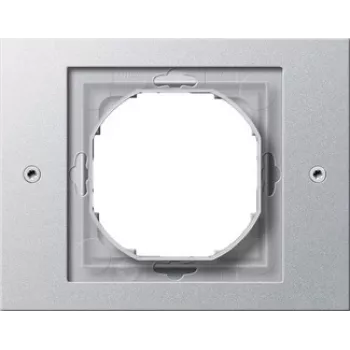 Gira TX_44 afdekraam 021165, 1-voudig, IP44, breukvast, aluminium