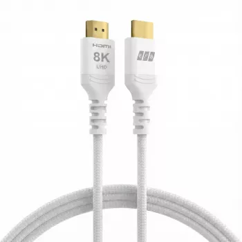 EFB Elektronik HDMI-21-00013 HDMI-kabel Ultra High Speed, 8K60Hz, 48 Gbit/s, 5 m, wit, compatibel met HDMI 2.1/2.0