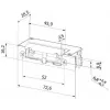 BIRA HARTTE XS-serie elektrische deuropener XS00UM, 12-24 V AC/DC, standaard, met bewaking