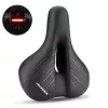 Rockbros 38218916002 MTB-fietszadel met lamp, zwart