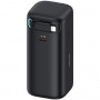 USAMS US-CD217 XMF Series powerbank 18000 mAh, PD 45W snelladen, met Lightning-kabel, zwart