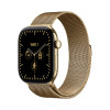 Apple Watch Series 12 GPS + Cellular 46 mm Radiant Gold titanium behuizing met Radiant Gold Milanese Loop, M/L