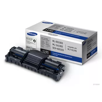 Samsung MLT-D119S zwart originele tonercartridge, 3000 pagina's, zwart, 1 stuks