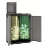 Keter Split Basic 220 L rechthoekige kunststof tuinbox grijs